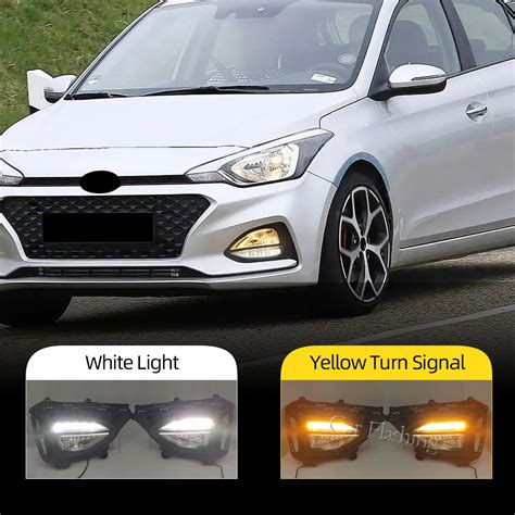 Samochodowa Lampa LED DRL Do Hyundai I20 2018 2019 Wiat A Do Jazdy