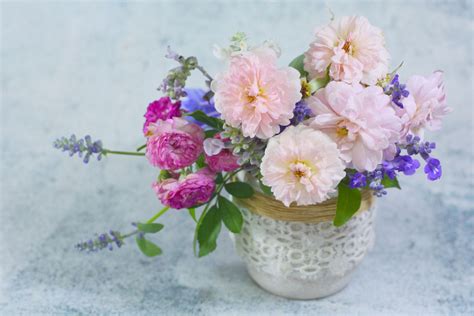 Fall Greens With Fresh Flowers