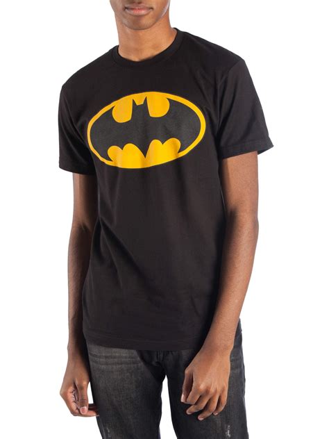 Batman Men's & Big Men's Classic Logo Reflective Graphic Tee, Sizes S ...