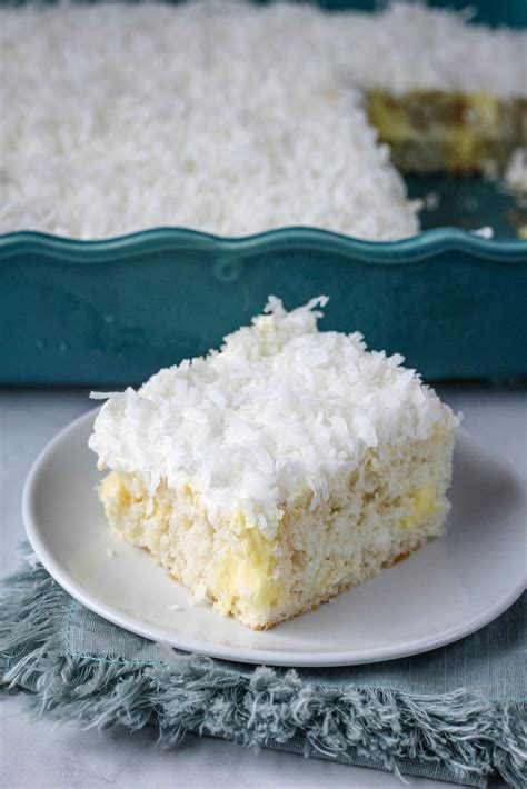 Coconut Poke Cake Baked Broiled And Basted