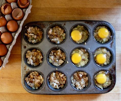 Turkey Stuffing Egg Cups Recipe Bodi