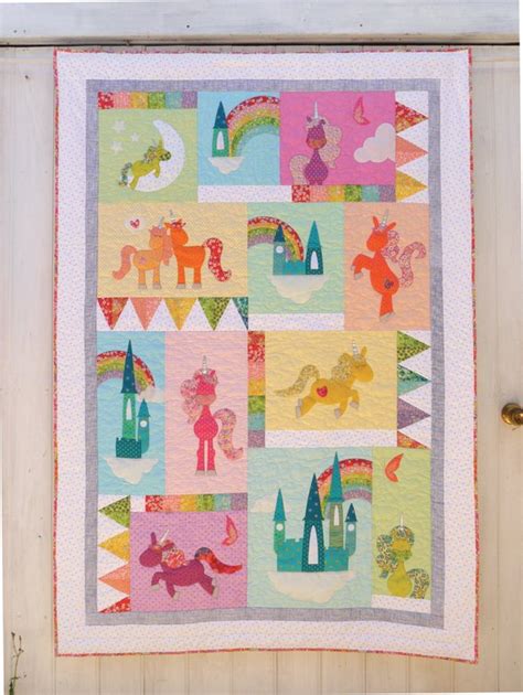 Claire Turpin Designs Rainbows And Unicorns Quilt Pattern