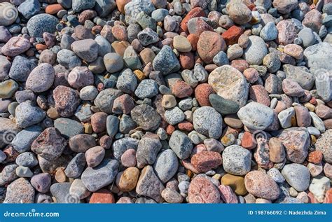 Seixos Marinhos Na Areia Pequenas Pedras Lisas Pedras Pedras