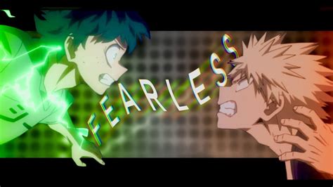 Midoriya Vs Bakugo「amv」fearless 4k Mha Edit Youtube