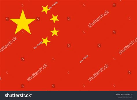 Flag China Five Star Red Flag Stock Vector (Royalty Free) 2278146783 ...