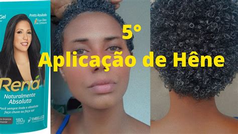 5 aplicação do Henê mostrando o antes e depois do meu cabelo YouTube