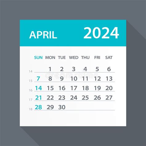 2024 Calendar Illustration Template Mock Up Week Starts Sunday