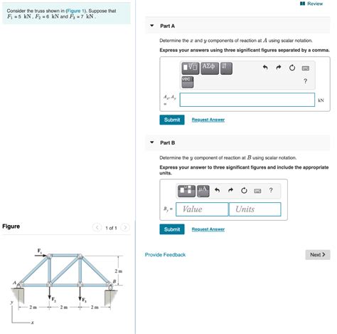 Review Consider The Truss Shown In Figure Suppose That F Kn F