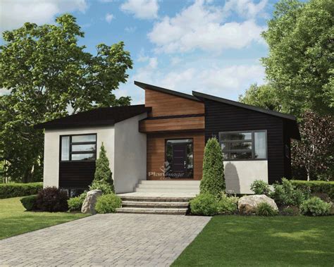 Plan Mk One Level Contemporary Home Plan With Single Garage Artofit