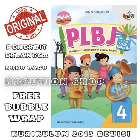 Jual Buku Plbj Kelas 1 2 3 4 5 6 Sd K13 Revisi Erlangga Mulok