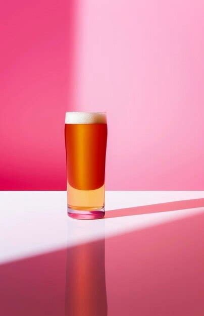 Premium Photo Generative Ai Illustration Of Glass Of Ice Cold Beer