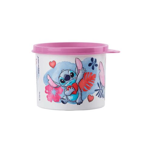 Tupper Redondinha Stitch Love Ml Compras Tupperware