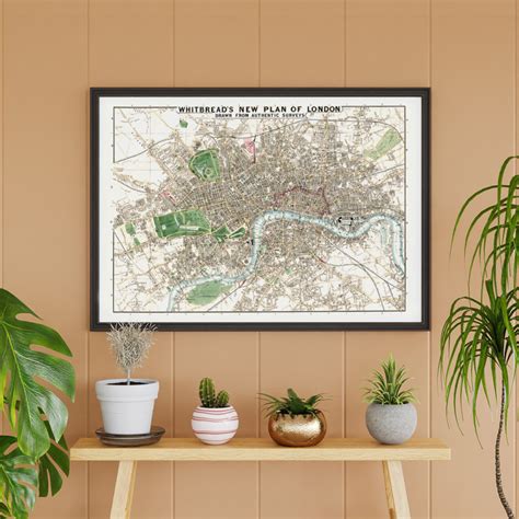 Whitbread New Plan Of London Posters And Frames Moryarty