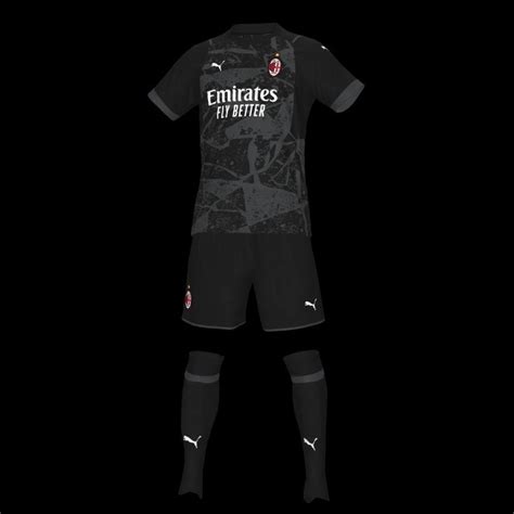 Ac Milan Kit Pes Football Jersey Outfit Jersey Outfit Ac Milan Kit