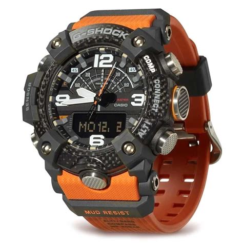 G Shock Mudmaster Carbon Core Guard Orange Watch Gshock Gg B A Rrp