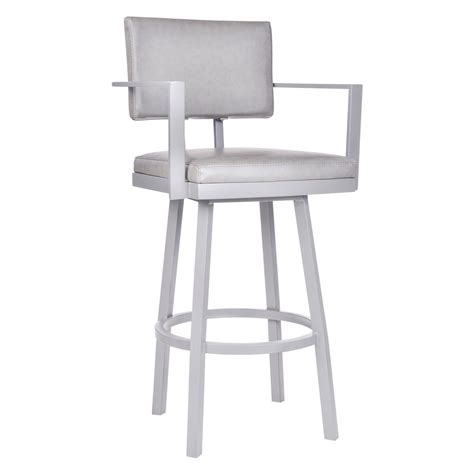 Home Chic Staley 30 In Swivel Bar Stool With Arms