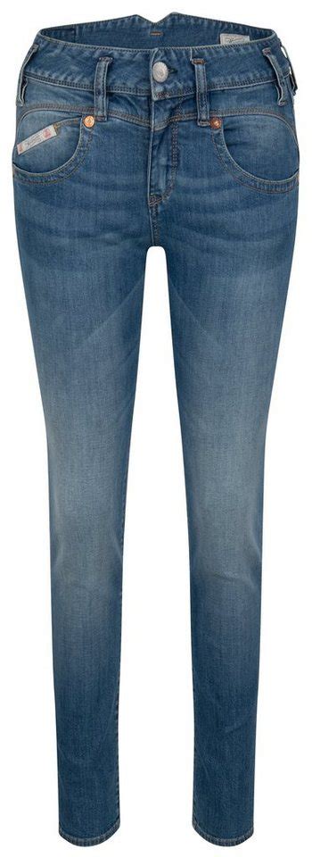 Herrlicher Stretch Jeans Herrlicher Pearl Slim Organic Denim Blue Sea