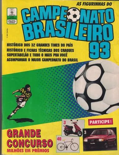 Álbum Figur Campeonato Brasileiro 93 Abril Panini Incompleto