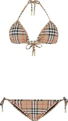 Burberry Vintage Check Triangle Two Piece Bikini ShopStyle