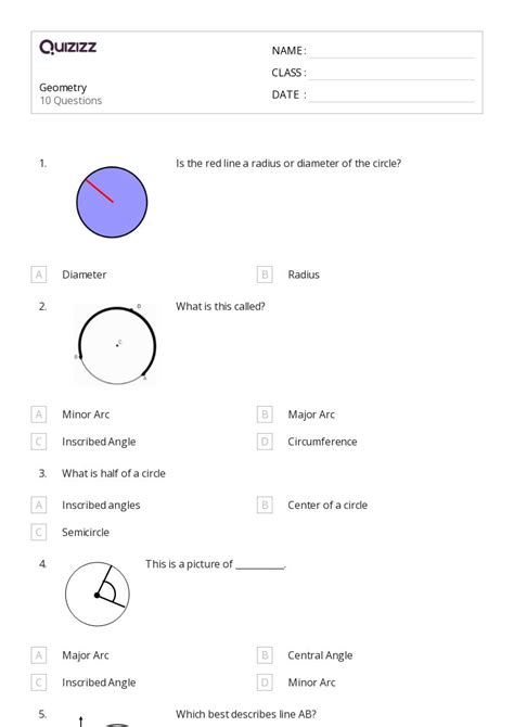 50 Geometry Worksheets For 11th Grade On Quizizz Free And Printable