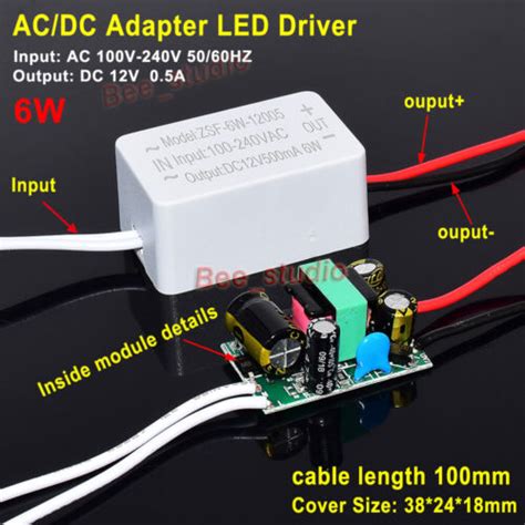 Mini Ac Dc Converter Ac V V V To V A W Led Driver