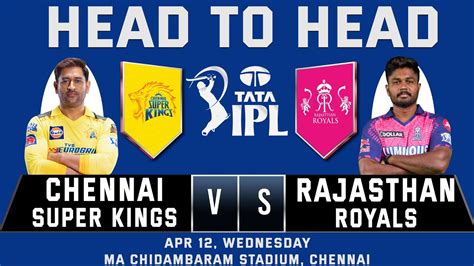 Chennai Super Kings Vs Rajasthan Royals Csk Vs Rr Head To Head