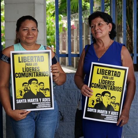 Alerta Defensoras EL SALVADOR Criminalizan A Lideres Comunitarios Y