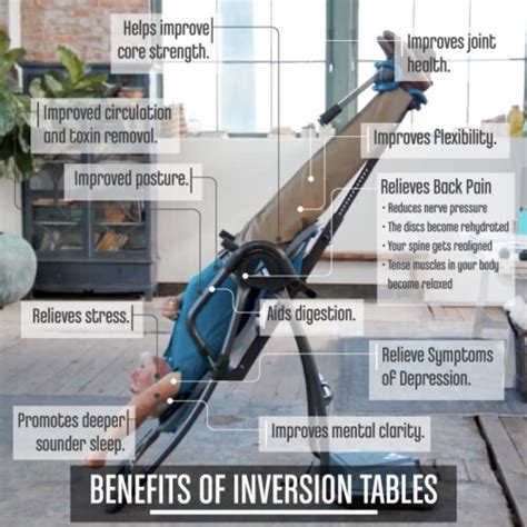 Inversion Table Benefits on Your Body and Mind