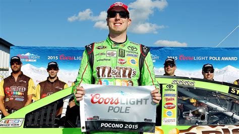 Kyle Busch Wins Pole At Pocono Raceway