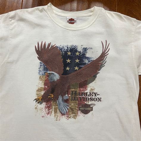 Harley Davidson Motorcycle Bald Eagle Ohio Freedom T Gem