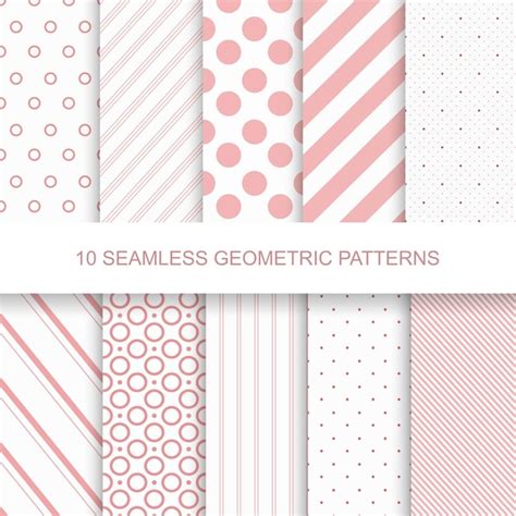 Premium Vector Seamless Geometric Patterns