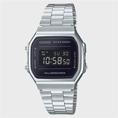 Casio Montre Vintage A168WEM 1EF Argenté LaBoutiqueOfficielle