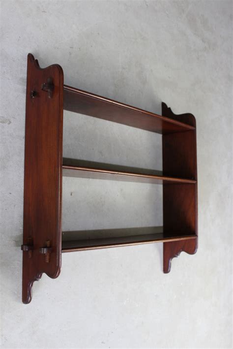 Mahogany Wall Shelves