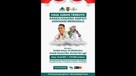 LIVE HAUL SUNAN TERBOYO BERSAMA HABIB UMAR AL MUTHOHAR HABIB HAMID