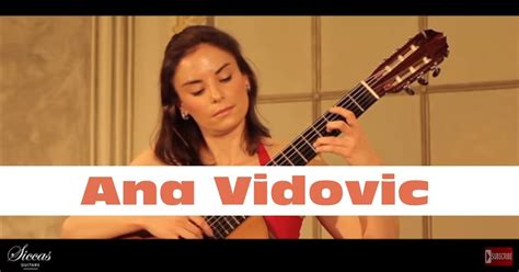 Ana Vidovic Plays From The Cello Suite No 1