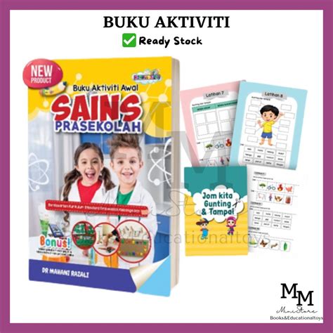 Buku Aktiviti Awal Sains Prasekolah Mommy Happy Berdasarkan KSPK