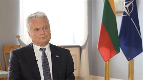 VOA Interview: Lithuania President Gitanas Nauseda