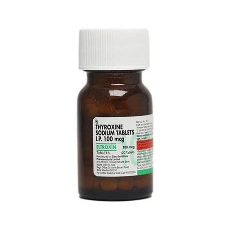 Eltroxin Mcg Thyroxine Sodium Tablets At Rs Bottle Thyronorm