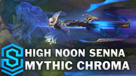 Mythic High Noon Senna Chroma Comparison League Of Legends Mythic