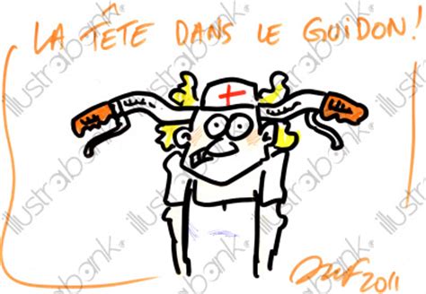 La T Te Dans Le Guidon Illustration Autres Libre De Droit Sur