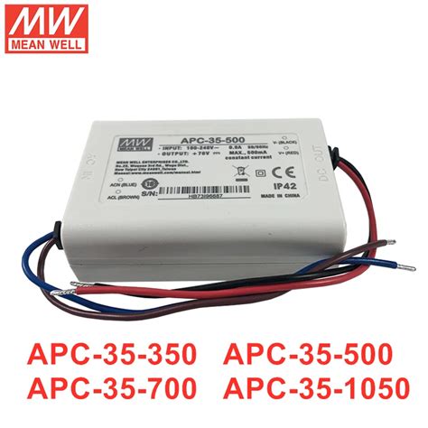 Mean Well Apc Series W Constant Current Output Power Supply Led