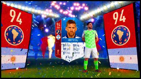 Fifa World Cup Mode We Packed Messi Packs Youtube