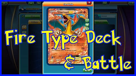 Fire Type Deck And Battle Pokemon Trading Card Game Online Youtube