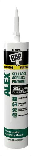 Sellador Acr Lico Pintable Grietas Juntas Marcos Alex Dap Mercadolibre