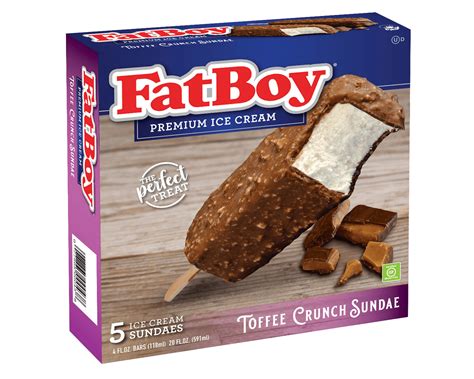 Fatboy Toffee Crunch Sundae On A Stick 4 Fl Oz 5 Count