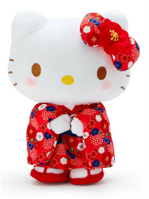 Hello Kitty Japanese Kimono Plush Doll In 2021 Hello Kitty Plush