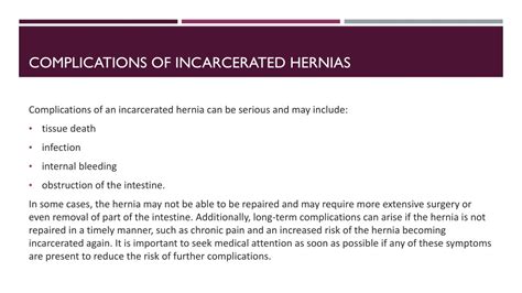 PPT - Incarcerated Hernia – Symptoms and Treatment PowerPoint Presentation - ID:11840267