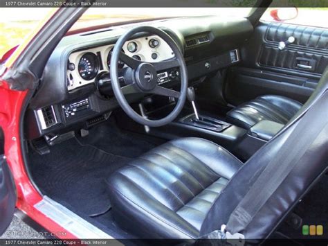 Black 1977 Chevrolet Camaro Interiors GTCarLot