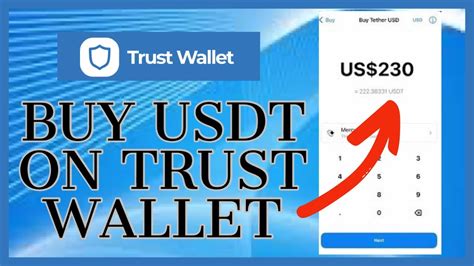 How To Buy USDT On Trust Wallet App 2023 YouTube