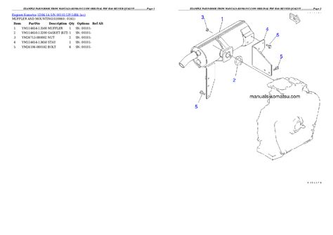 1d84 1a Sn 00101 Up Partsbook Manuals Shop Repair Operation Partsbooks